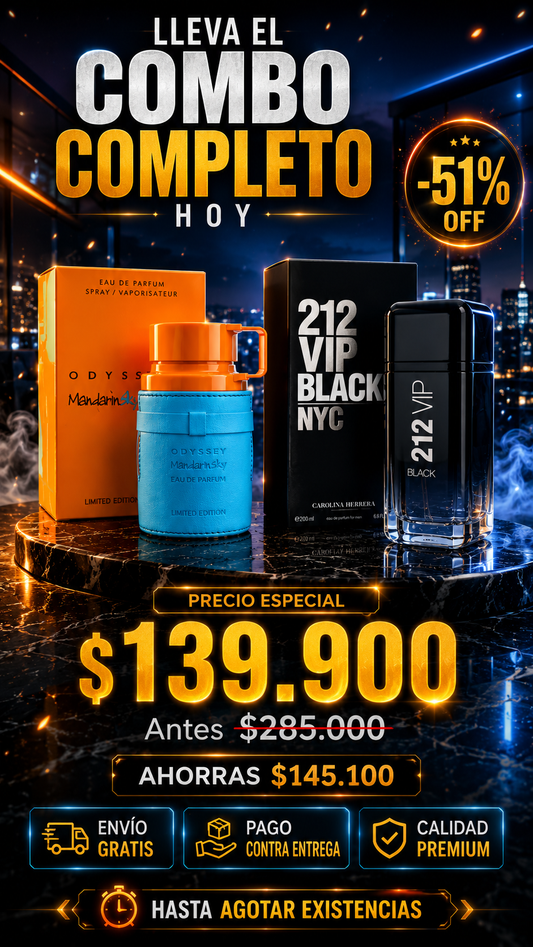 COMBO MANDARIN SKY+212 VIP BLACK